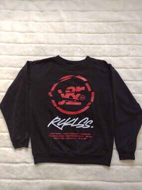 Y&R Young and Reckless Men's Sweatshirt Black Large